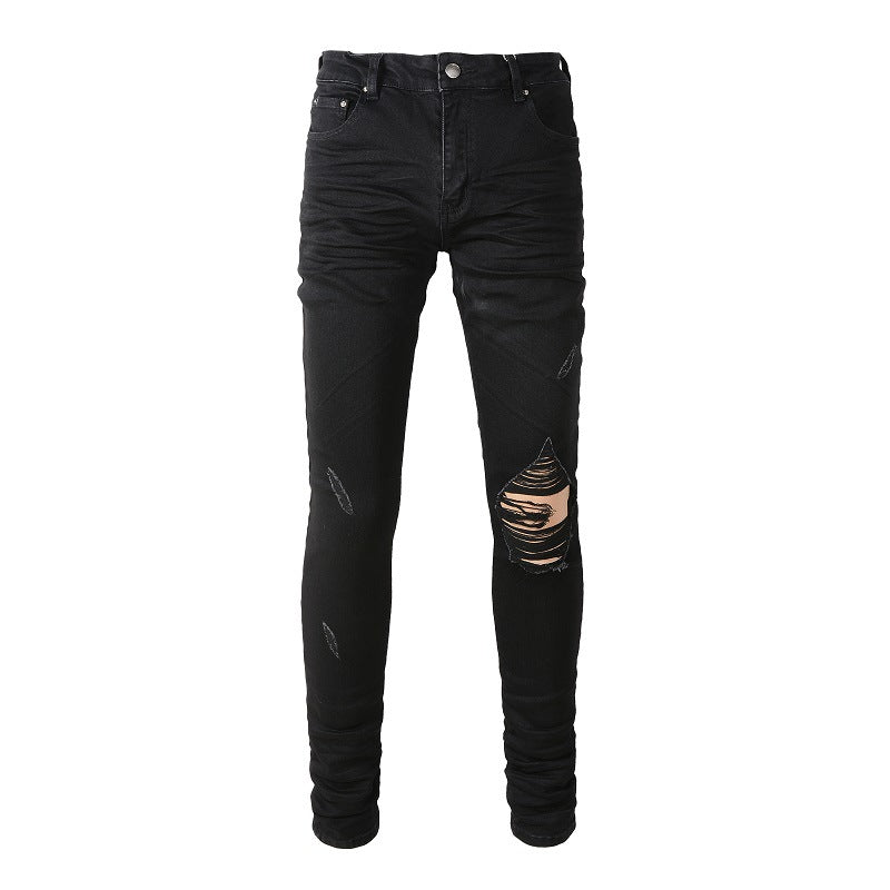 Stretch Slim Fit Skinny Jeans For Men - WOMONA.COM