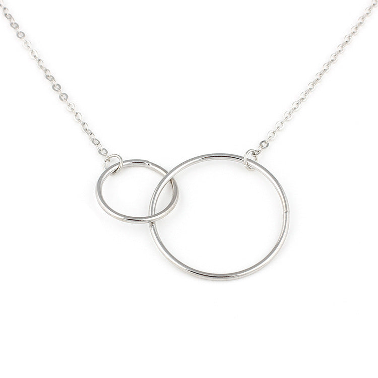 Double OT Chain Necklace - WOMONA.COM