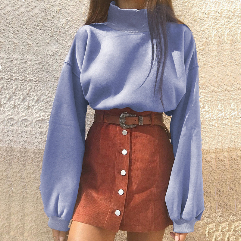 Women's Lantern-Sleeve Sweater