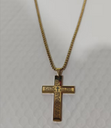 Cross Necklace Titanium Steel Men's Necklace - WOMONA.COM