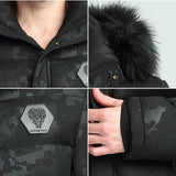 Cotton-padded Clothing British Fur Collar Coat