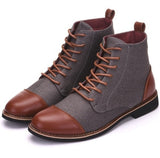 Men's leather boots Martin boots - WOMONA.COM