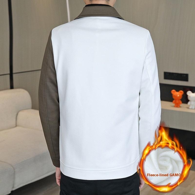 Men's Stitching Irregular Personality Trendy Top