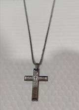 Cross Necklace Titanium Steel Men's Necklace - WOMONA.COM