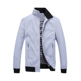 New Casual Loose Mens Jacket Sportswear Bomber Jacket - WOMONA.COM