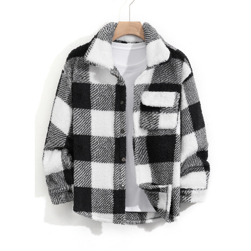 Men's Loose Thick Fleece Jacket