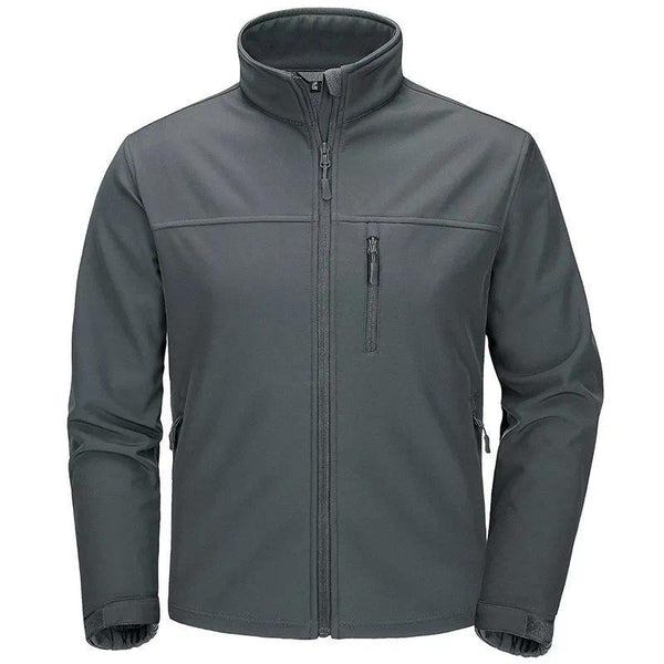 Chaqueta exterior con cuello alto para actividades al aire libre