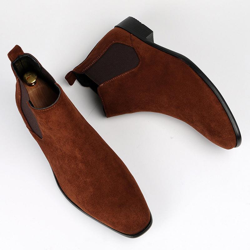 Men's Chelsea Boots Square Toe - WOMONA.COM