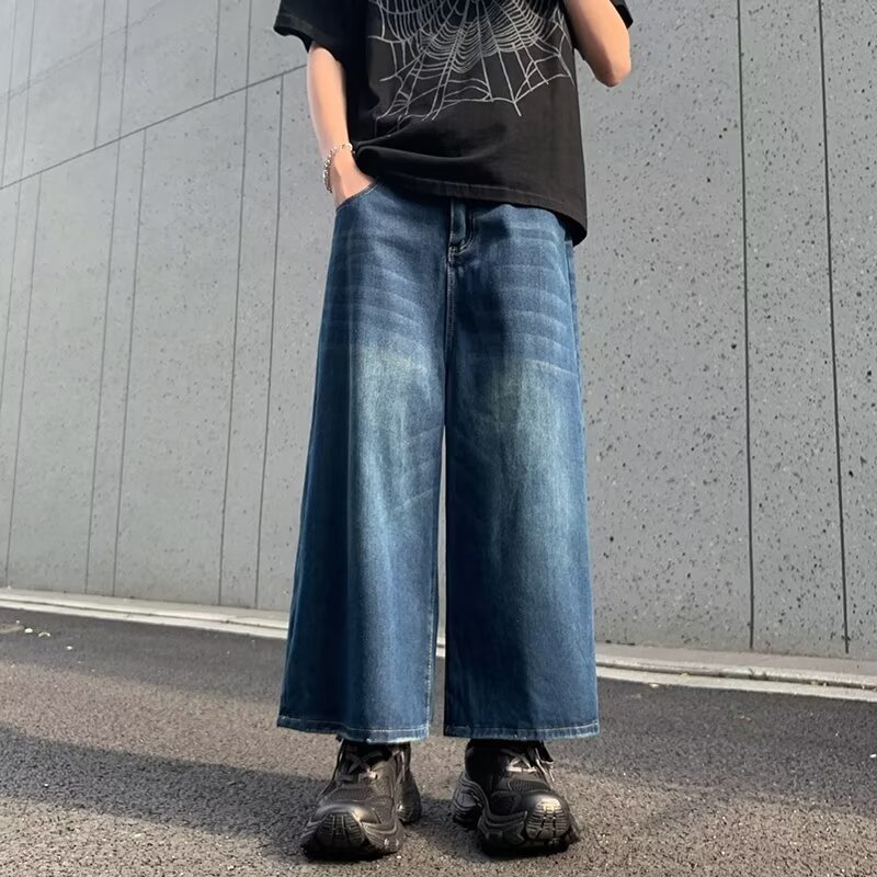 Retro Women's Loose Profile Washed Jeans - WOMONA.COM