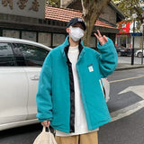 Double-sided Hong Kong Style Sports Loose Bread Coat