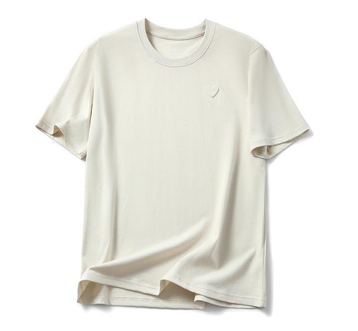 Love Embossed T-shirt For Men And Women - WOMONA.COM