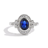 Colorful Gemstones Waterdrop Ring