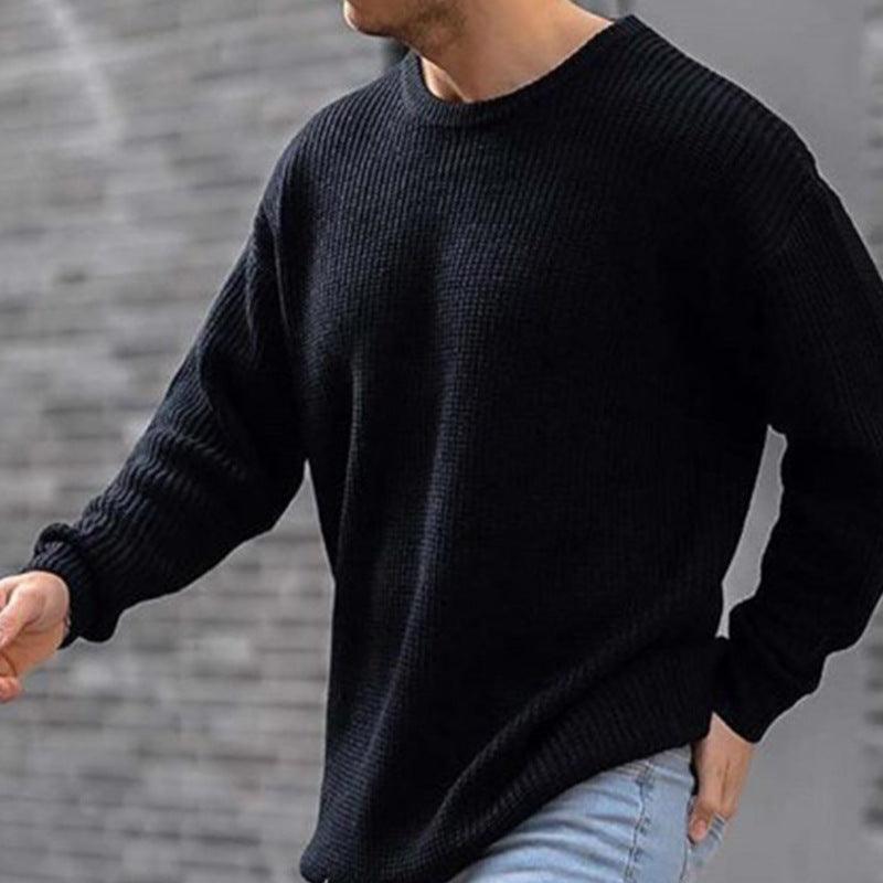 Sweater Men's Autumn And Winter New Fashion Knitted Top - WOMONA.COM
