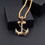 Anchor necklace - WOMONA.COM