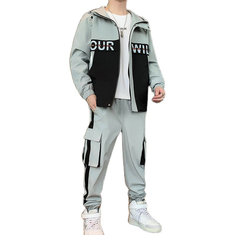 Fashion Men Clothing Jogging Suit Casual - WOMONA.COM