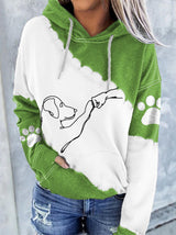 Women's Fashion Digital Printed Hoodie - WOMONA.COM