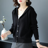 Long Sleeve Single-breasted Sweaters Clothes - WOMONA.COM