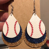 Baseball Multilayer Sequined Earrings - WOMONA.COM