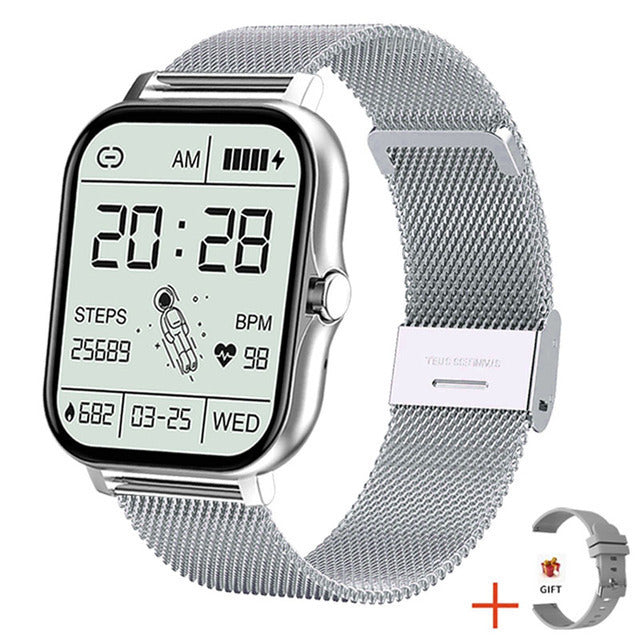 Smart Watch Pedometer Heart Rate Monitoring Bluetooth Call - WOMONA.COM