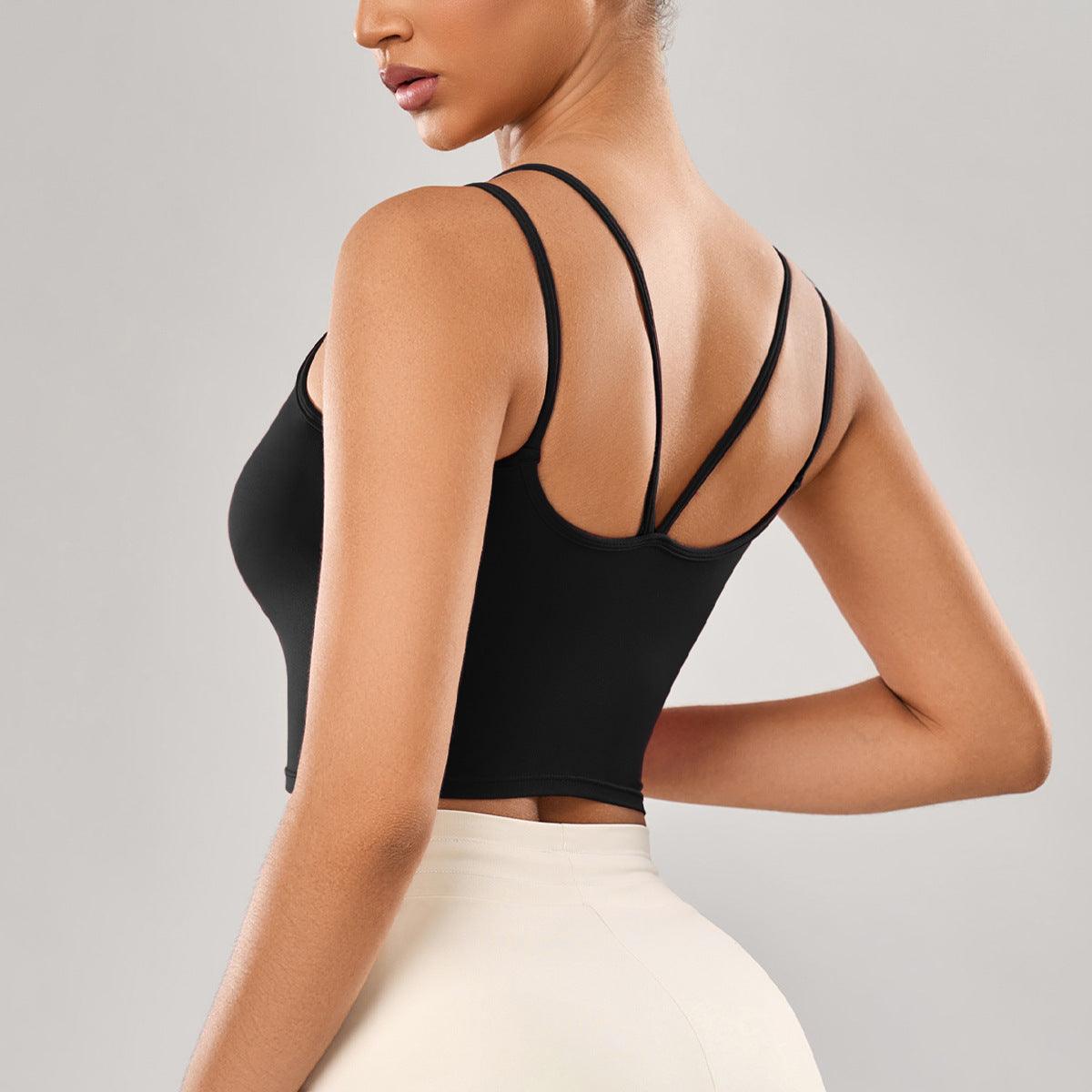 Sports Underwear High Strength Yoga Clothing Top - WOMONA.COM