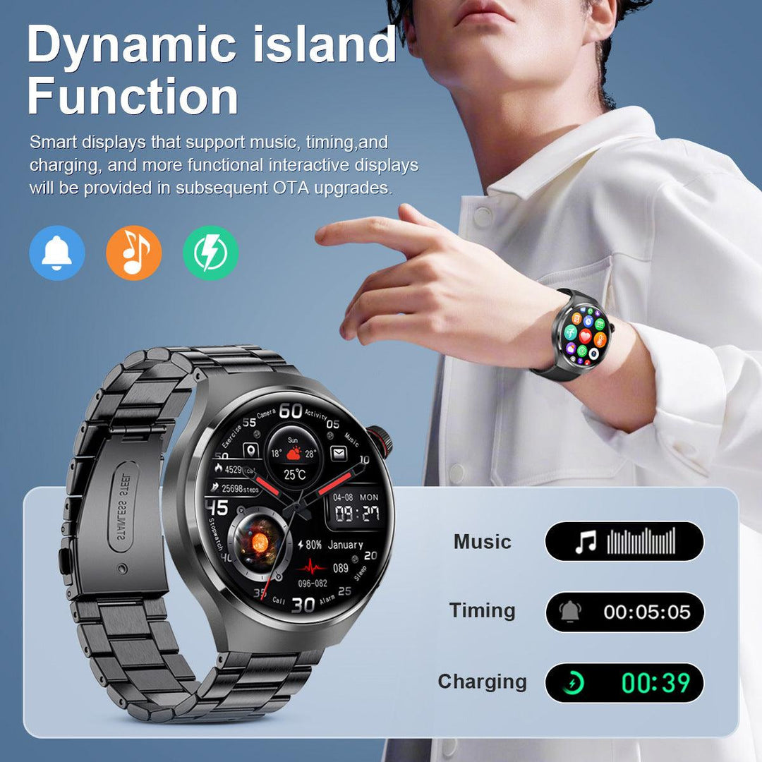 Smart Watch Heart Rate Blood Oxygen Bluetooth Calling - WOMONA.COM
