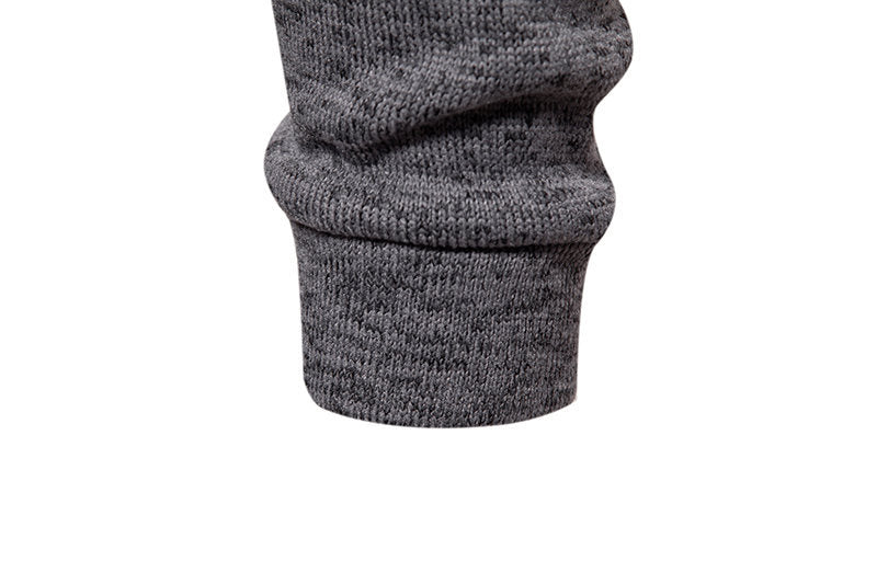 Men's Turtleneck Buttons Pullover Casual Loose - WOMONA.COM