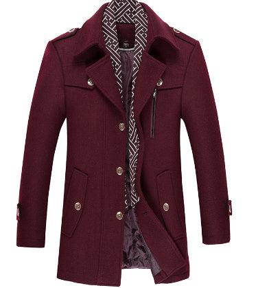 Padded cotton coat and wool coat