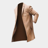 Fashion Winter Men's Trench Long Jackets Coats - WOMONA.COM