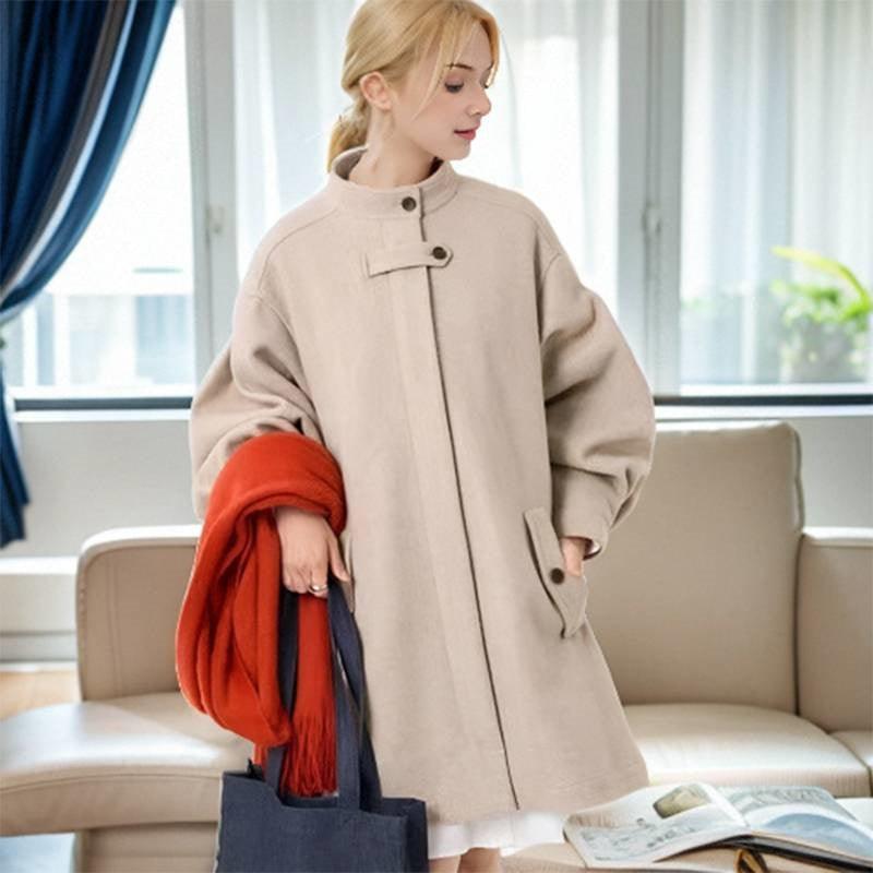 Women's Everyday Coat in Khaki (M–L)