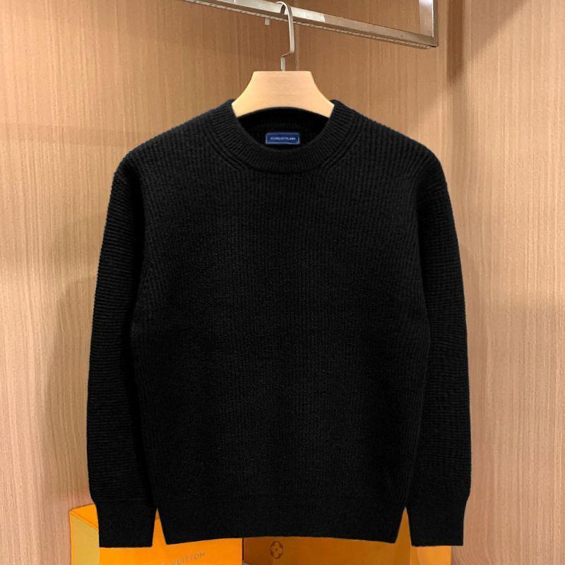 Warm Drop-shoulder Loose Round Neck Sweater For Men - WOMONA.COM