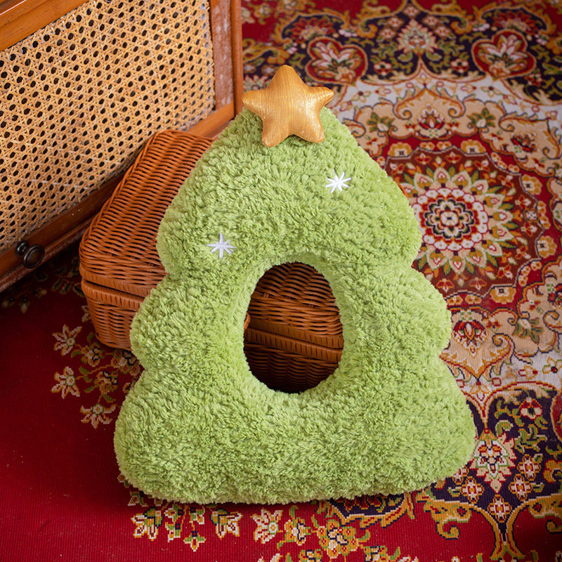 Almohada de peluche Árbol de Navidad Muñeco decorativo de regalo