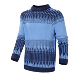 Men's Crewneck Pullover Sweater - WOMONA.COM