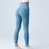 Seamless Leggings Yoga Pants Tummy Control Workout Running Yoga - WOMONA.COM