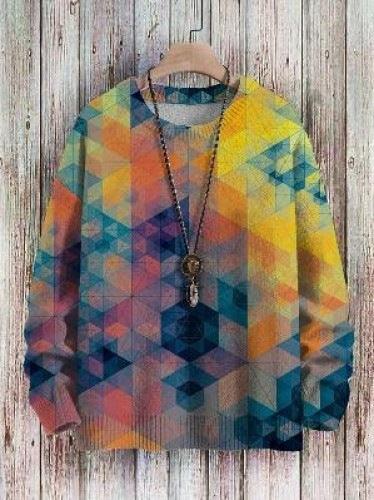 Wool-like Knitted Color Dopamine Sweater - WOMONA.COM