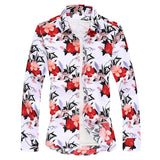 Summer New Men  Shirt Large Size Printing - WOMONA.COM