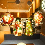 LED Suction Cup Window Hanging Lights Christmas Decoration - WOMONA.COM