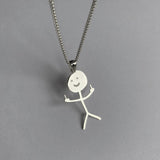 Funny Graffiti Necklace Funny Doodle - WOMONA.COM