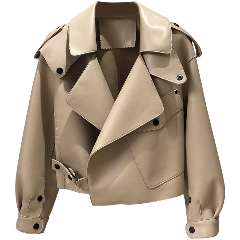 New Genuine Leather Clothes Women's Jacket - WOMONA.COM