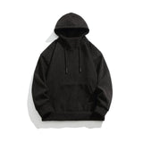 Mountaineering Velvet Half-high Collar Heavy Hooded Sweater