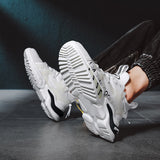 Fashion Sneakers High Top Sport Running Athletic Tennis Walking Shoes Men - WOMONA.COM