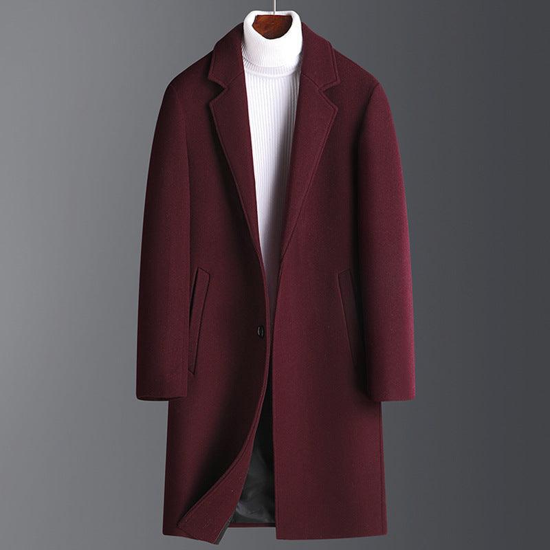 Wool Korean Style Casual Winter Thickened Velvet Woolen Coat - WOMONA.COM