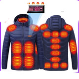 USB Charging And Heating Jacket Throughout The Body - WOMONA.COM