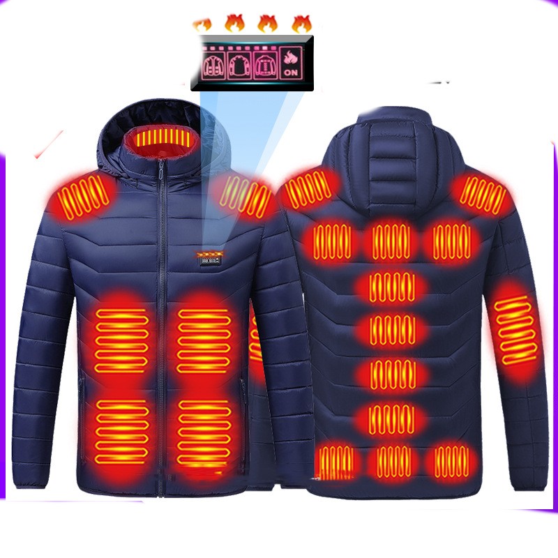 USB Charging And Heating Jacket Throughout The Body - WOMONA.COM