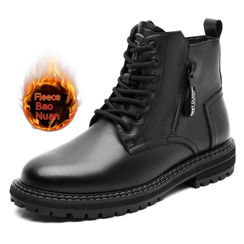 Dr Martens Boots Men's Trendy Plus Velvet Working Wear