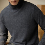 Men's Leisure Warm Turtleneck Bottoming Shirt Sweater - WOMONA.COM