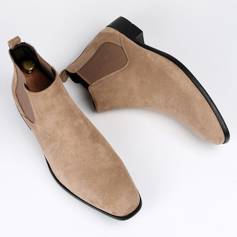 Men's Chelsea Boots Square Toe - WOMONA.COM