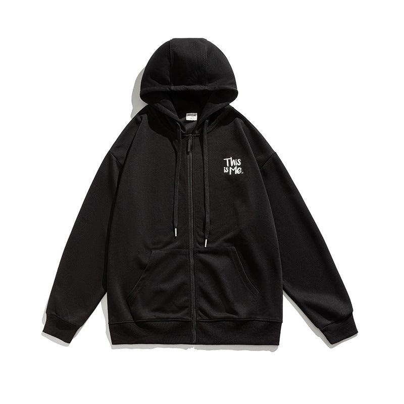 Heavy Embroidery Hooded Cardigan Coat - WOMONA.COM