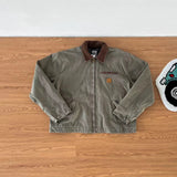 Men's Short And Wide Tooling Zipper Jacket