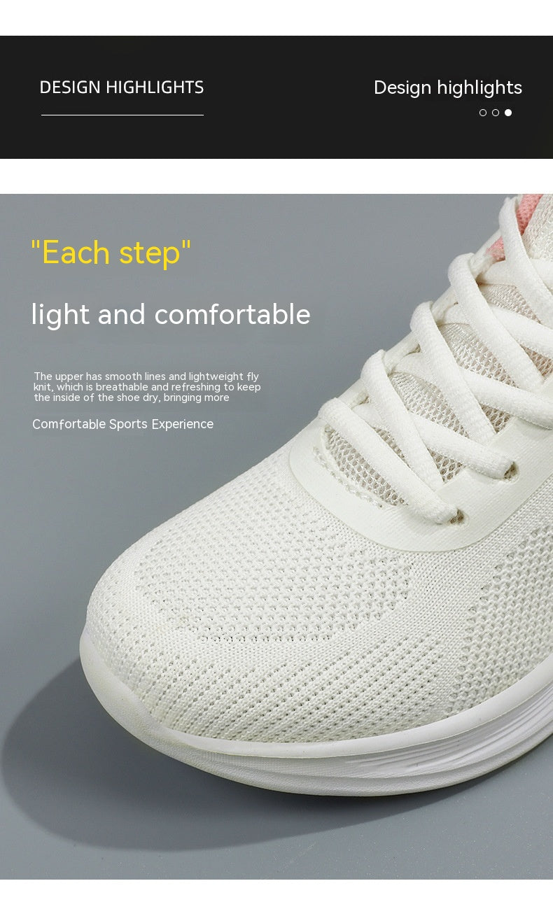 Soft Bottom Comfortable Breathable Sneakers - WOMONA.COM