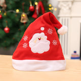 Cartoon Christmas Hat With Elk Santa Claus